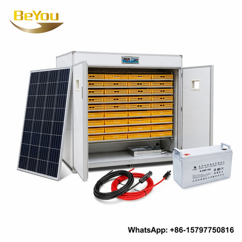 Incubateur solaire automatique d'oeufs et Machine d'éclosion d'oeufs d'oies de canard de poulet 4224