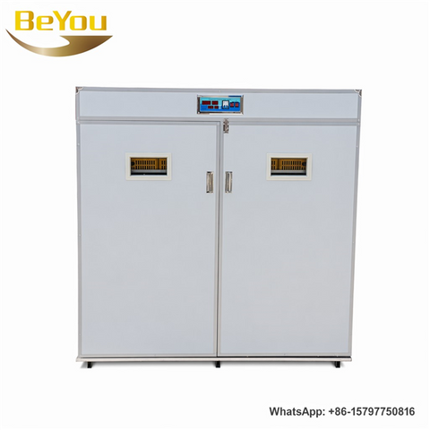 Machine entièrement automatique en acier de couveuse de poulet d'incubateur d'oeufs de la capacité 3000 de couleur matérielle