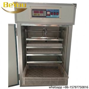 Incubateur d'œufs à taux d'éclosion élevé 220V, capacité de 352 œufs de poule, rotation automatique, double alimentation, utilisation agricole multifonctionnelle