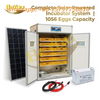 Incubateur d'œufs 1056 à énergie solaire, contrôlé par Micro-ordinateur, pour œufs de poulet, d'autruche et de canard, multifonctionnel, nouvelle utilisation à la ferme, éclosion