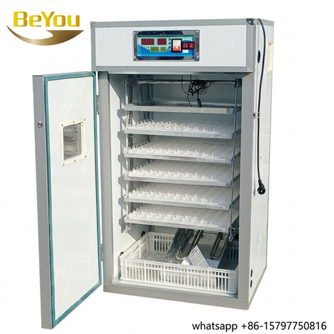 Équipement automatique d'incubation d'oeufs de poulet d'oeufs de la quantité élevée 440 oeufs
