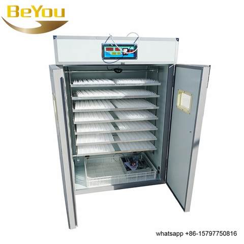 Populaires de la volaille Xm18D entièrement automatique contrôlée par ordinateur de la capacité de 1200 oeufs incubateur couvoir la machine